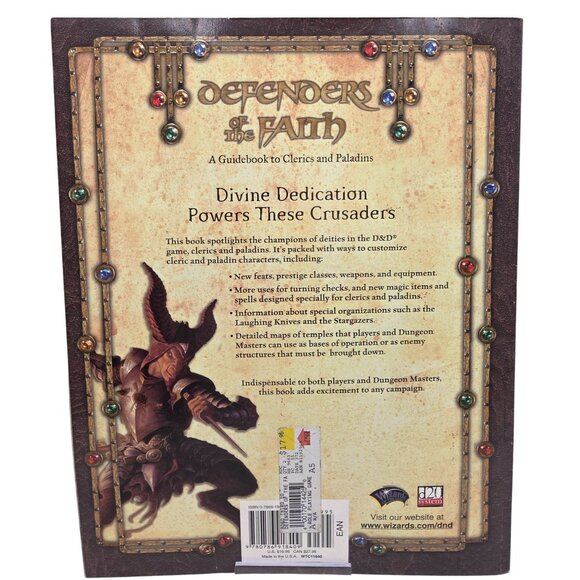 Dungeons & Dragons Defenders Of The Faith Guidebook To Clerics & Paladins 2001 - Picture 2 of 8
